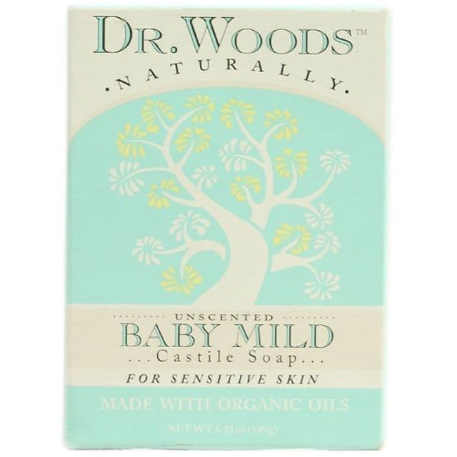 Jabón Dr. Woods sin perfume Baby Suave 155 ml