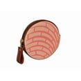 thumbnail image 3 of Monedero en forma de PAN DE CONCHA, Diseño de Comida, Redondo, Color Rosa, Moda Kawaii, Novedoso y Encantador. (Accesorios para Mujer)., 3 of 5