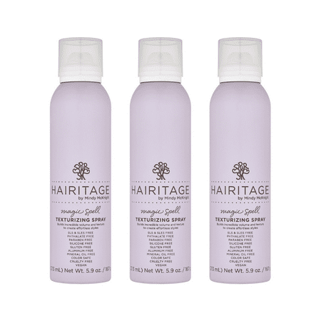 Hairitage Magic Spell Texturizing Spray, 5.9 fl oz (Pack of 3)