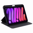 thumbnail image 2 of KAIYANG Funda de piel con soporte para iPad mini (2024) mini (2021) - Gris, negro y multicolor, 2 of 5