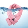 thumbnail image 4 of MIASHUI USB Heated Scarf with Three Temperature Settings for Winter Sports and Outdoor Warmth Pink, 4 of 7