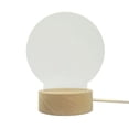 thumbnail image 1 of Message Board Creative Good-looking Display Gift with Base Home Decoration Wood Message Board Night Light Bedroom Supply, 1 of 10