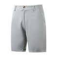 thumbnail image 1 of EOYWHK Jean Shorts Men Relaxed Fit Straight Leg Zipper Pockets Solid Color Dress Shorts, 1 of 2