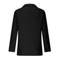 thumbnail image 5 of Womens Casual Blazer Jackets Long Sleeve Open Front Work Office Suit Jackets Business Dressy Lapel Button Coat with Pocket, 5 of 5