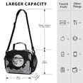 thumbnail image 4 of FORMRS Student Insulated Lunch Bag with Shoulder Strap Reusable Cooler Box for School, Black Moon, 4 of 9
