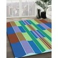 thumbnail image 2 of Ahgly Company Indoor Rectangle Patterned Viola Purple Area Rugs, 3' x 5', 2 of 6