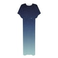 thumbnail image 5 of IROINNID Women's Shift Dress Loose Long Beach Dress Prints Drop Waist Dress, 5 of 5