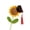 🥝 multicolor_Base#35, variant on Handmade Crochet Sunflower Graduation Bouquet - Smiling Sunflower Plush, Knitted Artificial Flower Arrangement, Reusable Keepsake Graduation Gift Decor