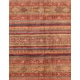 thumbnail image 1 of Ahgly Company Machine Washable Indoor Rectangle Abstract Bronze Brown Area Rugs, 8' x 10', 1 of 7