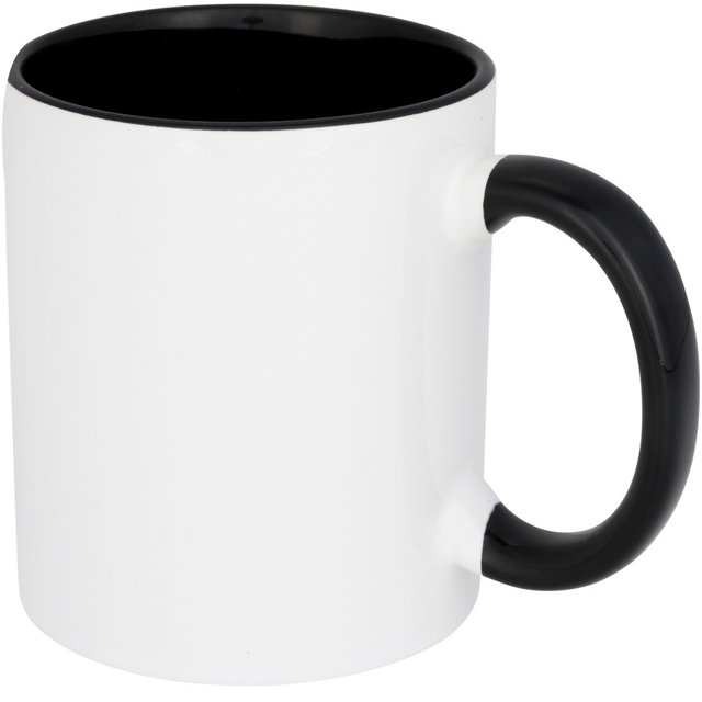Bullet - Taza de cerámica Pix Sublimation Colour Pop (Negro)