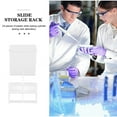 thumbnail image 3 of Miangastore 1 Set Laboratory Microscope Slides Staining Rack Plastic Slides Staining Jar Storage Slides Rack, 3 of 8