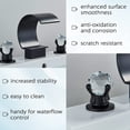 thumbnail image 6 of Bathroom Basin Sink Faucet Dual Handles 3 Holes Tap Deck Mounted Matte Black, 6 of 14