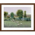 thumbnail image 2 of Art.com Field of Sheep I Art Print by Tim O'toole, Brown Frame Wall Art, 21" x 17", 2 of 5