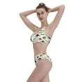 thumbnail image 6 of Picia Dinosaur Women's High Waisted Bikini Scoop Neck Swimsuit Two Pieces Bathing Suit-, 6 of 8