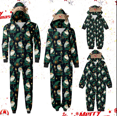 thumbnail image 7 of SUXIAN Matching Family Christmas Pajamas Fashion Daddy Sleepwear Big Headed Deer Print Plaid Long Sleeve Jumpsuit Soft Holiday Romper Cotton Pajamas, 7 of 7
