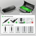 thumbnail image 2 of Outdoor IP44 Waterproof Connection Box by Restmo, Weatherproof Electrical Extension Cord Cover, Safety Seal Enclosure to Protect Holiday Decorations, LED Strip Light, Power Tool, Fountain, Black, 2 of 7