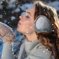 thumbnail image 3 of 1PC Winter Earmuffs for Women Men,Foldable Ear Muffs Winter,Ear Warmer Unisex Classic Fleece Ear Muffs Winter Accessory Not Easy To Off,Ear Muffs for Outdoor Skiing Riding Daily Wear(E), 3 of 8