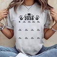 thumbnail image 3 of Class of 2038 Grow With Me Handprint Kindergarten to 12th T-Shirt Unisex, Sizes S-5XL, Tbun, 3 of 5