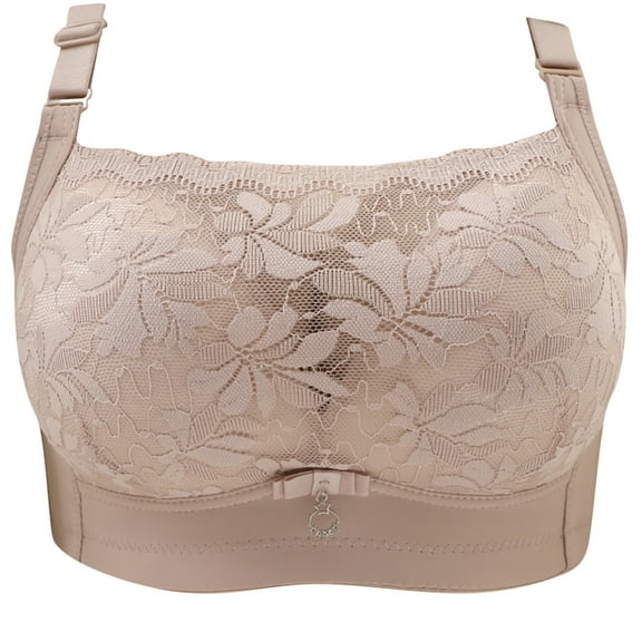 Utoimkio Full Coverage Tank Tops Bras for Women Front Closure Lace Push Up Bras for Women No Underwire Comfort Breathable Everyday Bras