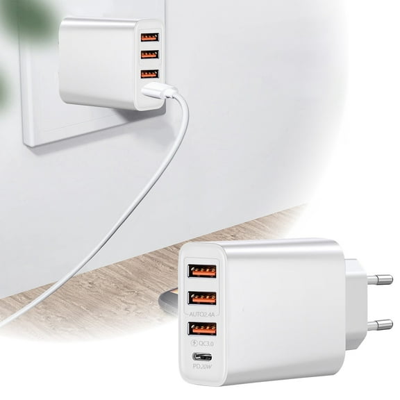 Universal USB Travel Power Adapter Fast Portable Charger For Mobile Phone International European Plug