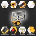 thumbnail image 3 of 18V Cordless LED Work Light Portable Outdoor Wide&Long-Range Jobsite Lamp with USB Charge Port,8In 3300lm Flashlight Compatible with Dewalt 14.4V-20V Lithium Battery, 3 of 7