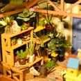 thumbnail image 4 of Simulation DIY Dollhouse Wooden Room Assemble Kit Home Decoration Miniature House Model Self-installed Simulation Dollhouse, 4 of 7
