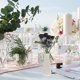 thumbnail image 2 of 4 Uds rosas artificiales Real Touch Rose DIY arreglos florales flor falsa boda centro de mesa, 2 of 6