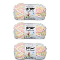 Spinrite Bernat Baby Blanket Yarn-Pitter Patter, 1 Pack of 3 Skein