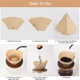 thumbnail image 4 of 300PCS Coffee Filters 4 Disposable Coffee Filters 4 Cone Paper for Pour over Coffer Makers/Coffee, 4 of 6