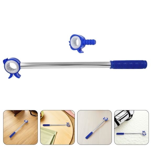 OUNONA 1Pack Blinds Window Rod Blind Assistant Rod for Manual Effort Reduction in Kitchen Bedroom Blue