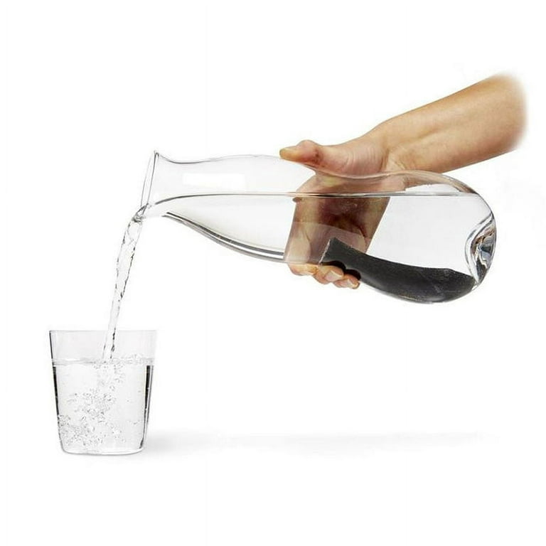 Carafe à eau 1,1L Black and Blum - Carafe filtrante en verre avec
