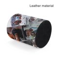 thumbnail image 4 of Vinícius Júnior-theme Cylinder Pen Holder Pencil Organizer with Flannel Lining PVC Leather Material Cardboard Base for study work 10*8CM, 4 of 6