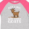thumbnail image 4 of Inktastic Just a Boy Who Loves Goats Boys Toddler T-Shirt, 4 of 5
