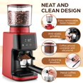 thumbnail image 5 of Zulay Kitchen Burr Coffee Grinder with 51 Grinder Settings Electric Coffee Bean Grinder, Holds 12.5oz Coffee Beans, 5 of 7