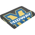 thumbnail image 6 of Midway University Logo Fleece Blanket, Very Soft Microfiber Flannel Blanket for Couch Warm and Cozy for All Seasons, 6 of 6