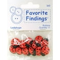 thumbnail image 2 of Favorite Findings Ladybug Button, 11 Count, 2 of 2