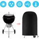 thumbnail image 2 of Grill cover, round grill cover, grill cover tarpaulin, grill cover tarpaulin waterproof anti-UV protection (70 x 70 cm),, 2 of 5