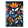 thumbnail image 7 of FORMRS 1-Subject Spiral Notebook 8" x 5" College Ruled 60 Refillable Sheet, 2 Pack, Art Flowers, 7 of 7