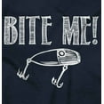 thumbnail image 2 of Bite Me Fish Bait Funny Fishing Humor Unisex Plus Size Sweatshirt Brisco Brands 2X, 2 of 6