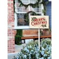 thumbnail image 5 of Eveokoki Merry Christmas Yard Signs Christmas Lawn Outdoor Decoration for Xmas Winter Holiday Art Yard Lawn Sign with Metal Stakes For Home Garden Front Decorations, 5 of 6