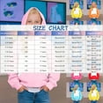 thumbnail image 5 of Mwjwdo Pink Hoodie for Girls Kids Cute Color Block Trendy Sweatshirts Teen Girls Boys Clothes Y2k Tops with Pockets 2025 Orange 7 Years, 5 of 8