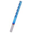 thumbnail image 1 of Straight Handle Milling Cutter,4Flute End Mill Tungsten End Mill Milling Cutter Convenient Use, 1 of 14