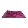 thumbnail image 2 of Ahgly Company Indoor Rectangle Checkered Pink Modern Area Rugs, 2' x 5', 2 of 4