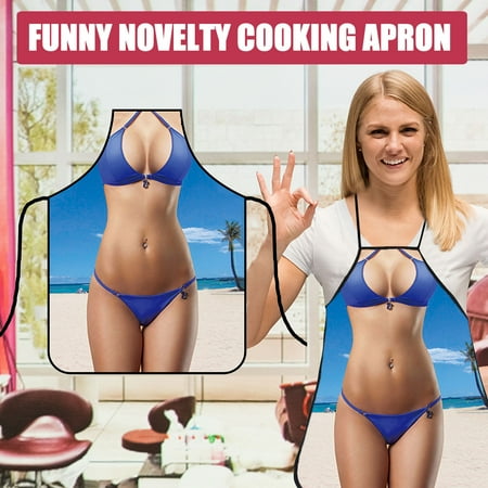 

Funny Novelty Kitchen Cooking Party Apron For Men Women Gift