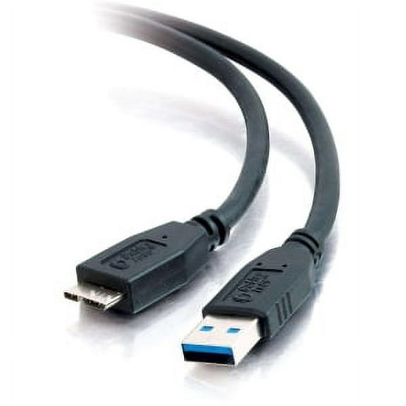 C2G 1m/3.28' USB 3.0 A Male to Micro B Male Cable, Black