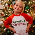 thumbnail image 4 of Camisetas de manga larga raglán para niños y niñas, unisex, con dibujos de ciervos, regalo para fiestas navideñas, 4 of 5