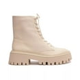 thumbnail image 2 of Arezzo Womens MAYA Pull On Lug Sole Combat & Lace-Up Boots, 2 of 4