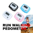 thumbnail image 2 of LCD Digital Step Pedometer Walking Calorie Counter Dis Run K2G6 Beltsღ J0I7, 2 of 7