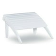 thumbnail image 1 of Riverbay Furniture Transitional Wood Outdoor Ottoman in White, 1 of 12