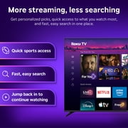 Roku Smart TV 2025 – 55-Inch Plus Series, 4K QLED Mini-LED TV – Roku TV with Enhanced Voice Remote